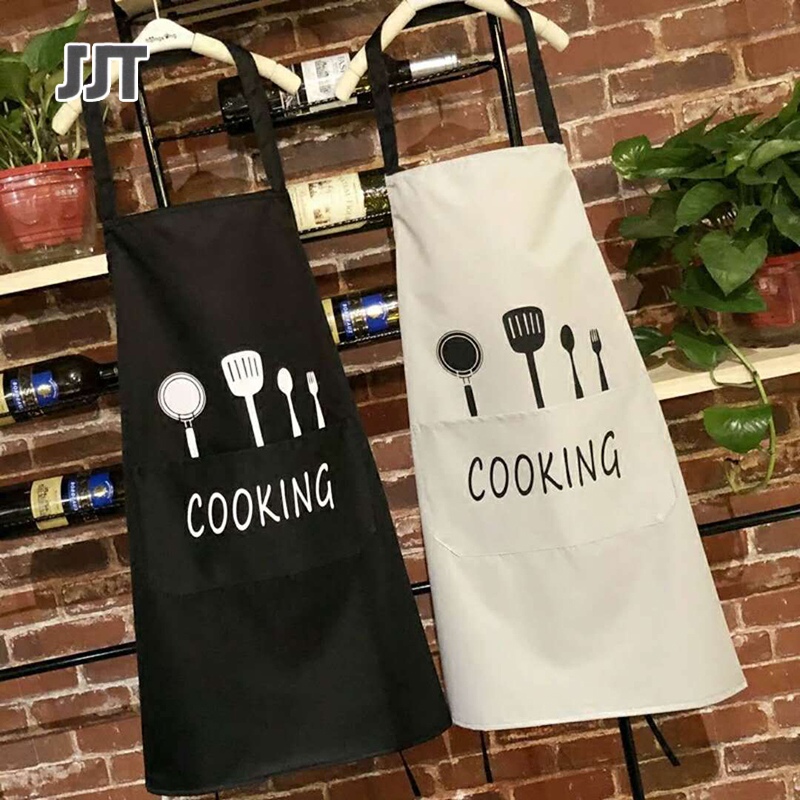 Jjt tạp dề chống thấm nước cho nhà bếp nữ phong cách mới và tạp dề chống dầu tạp dề làm bếp
