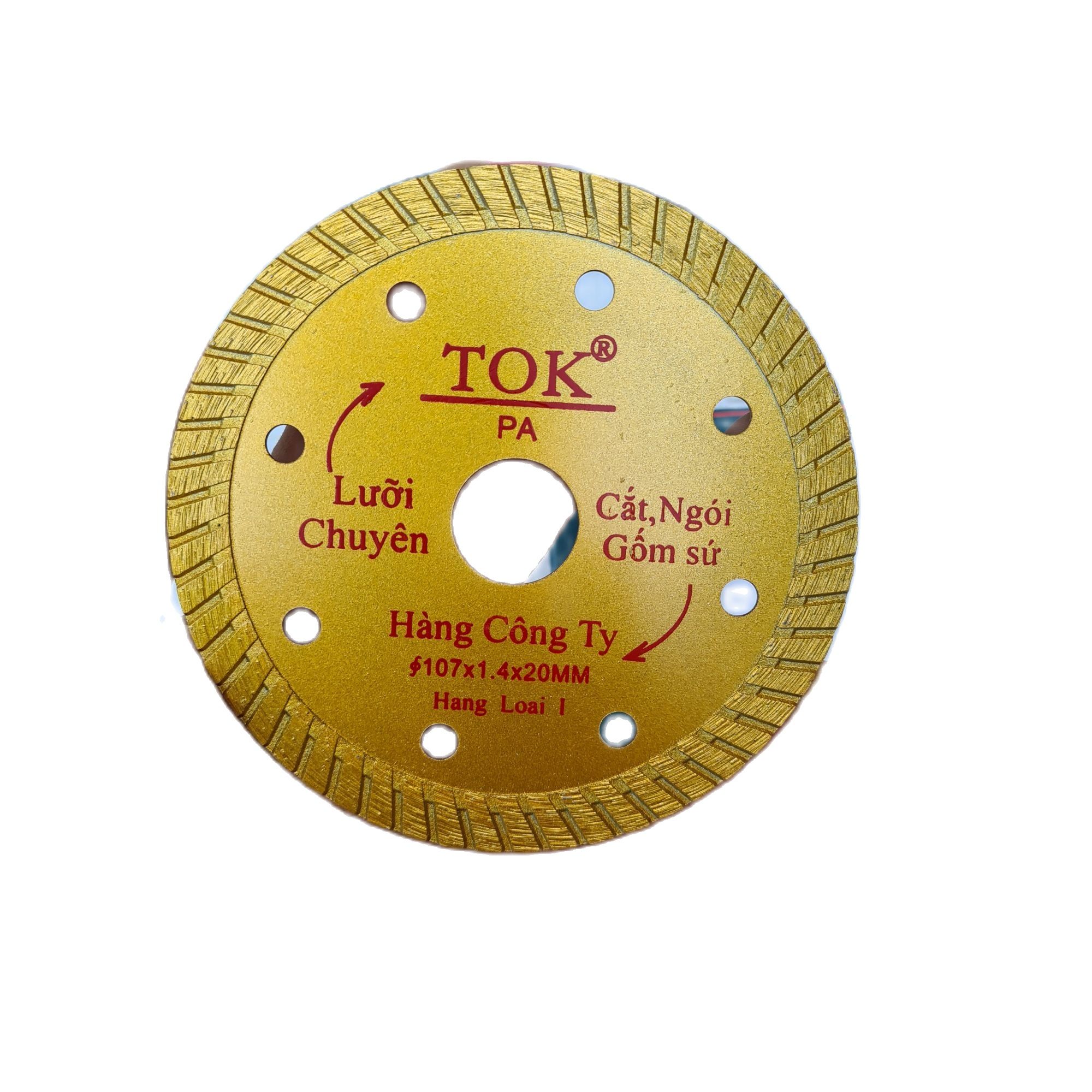 lưỡi cắt gạch đá đa năng TOK  phi 100