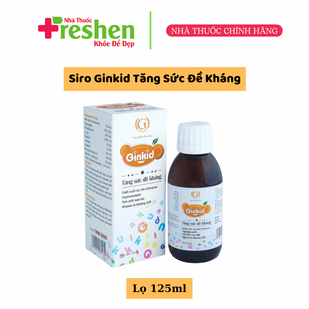 Ginkid tăng sức đề kháng-hỗ trợ tăng cường sức đề kháng của trẻ
