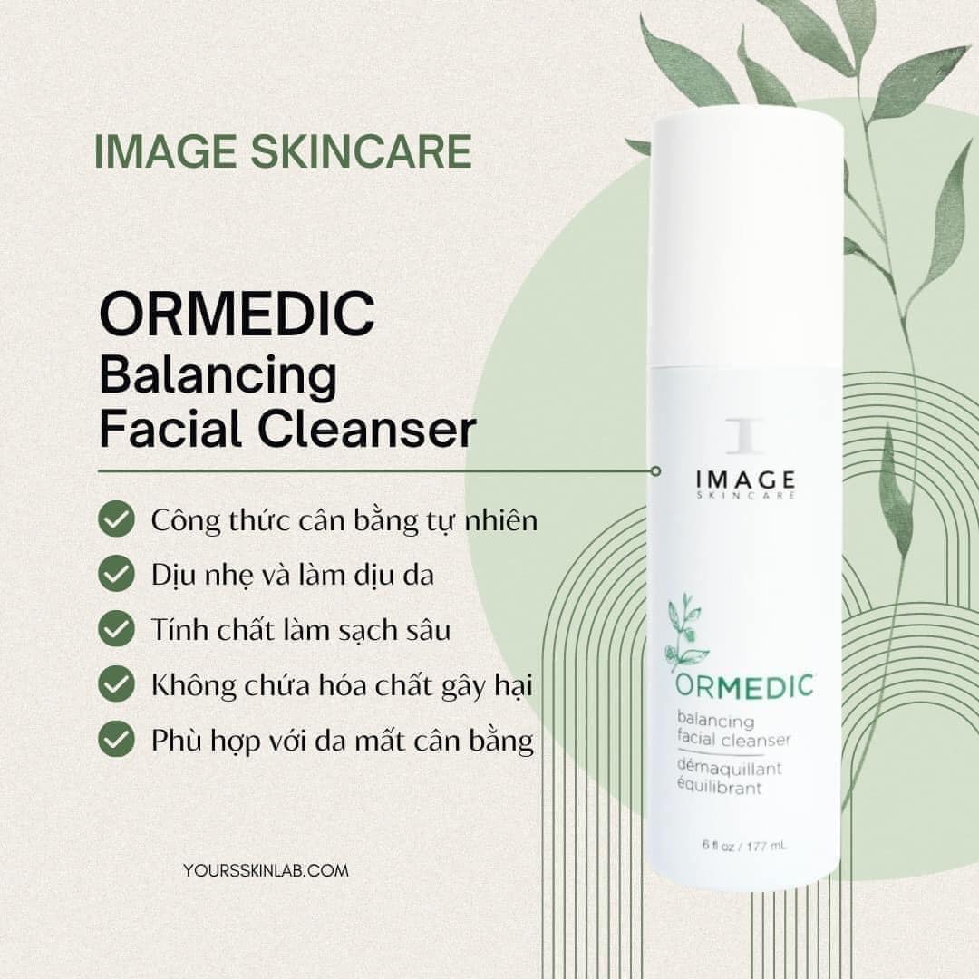 Sữa rửa mặt Image Ormedic Blancing Facial Cleanser 177ml/355ml