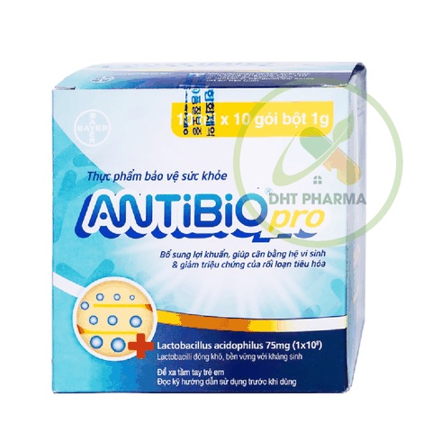 Men vi sinh Antibio Pro 1g (1 túi x10 gói)