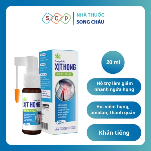 Xịt họng nhất nhất plus | chai 20 ml