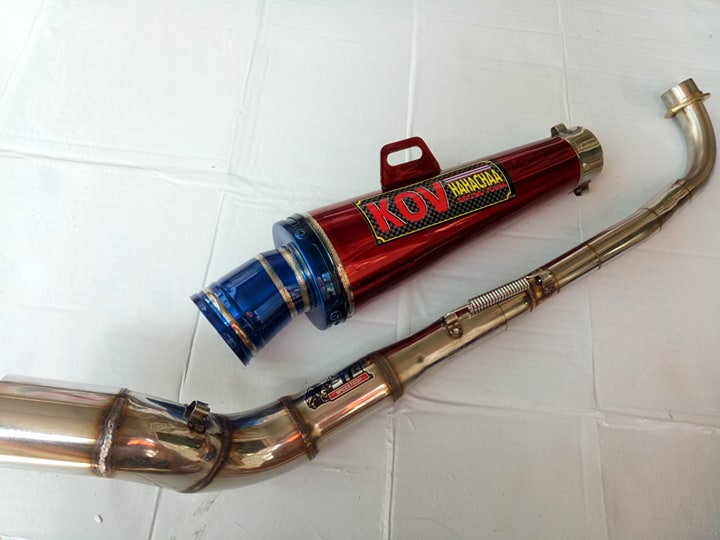 Pô KOV full cổ 2 khúc lap exciter 150,winner,rider.