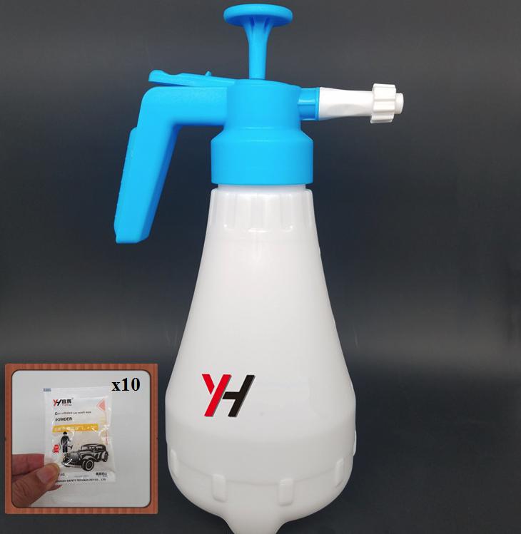 - Bình bọt tuyết rửa xe không đụng hàng (tặng 5 gói bột)