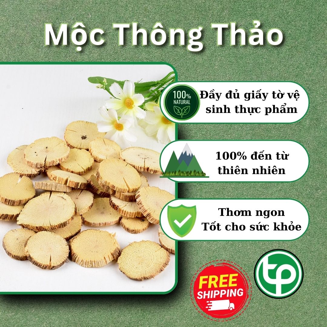 Mộc thông (thông thảo) khô 500g - Thảo Dược Tấn Phát - Hàng mới về