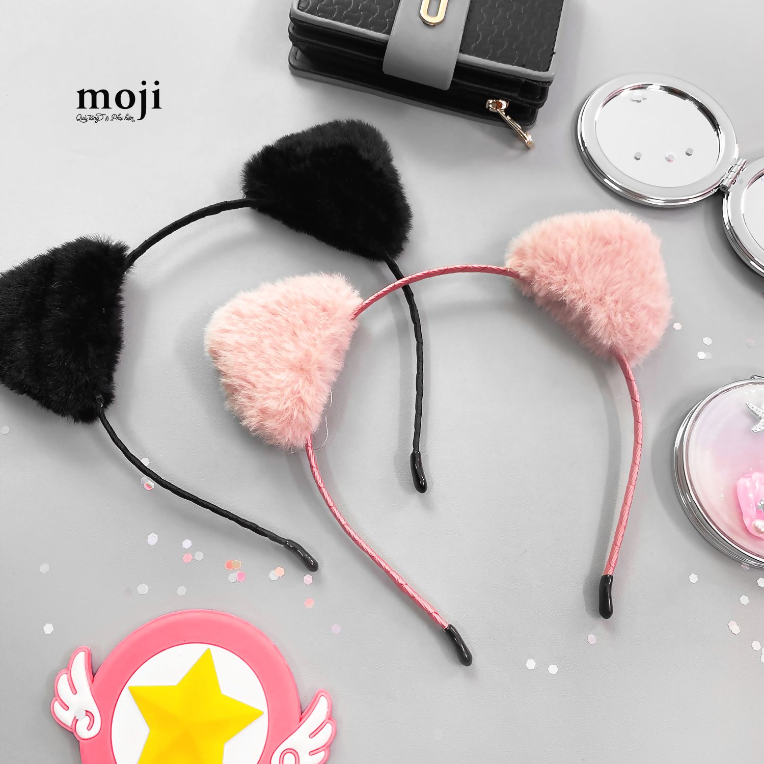 [HCM]Bờm Tóc Cài Tóc Băng Đô Tai Mèo Sexy Bông Mịn
