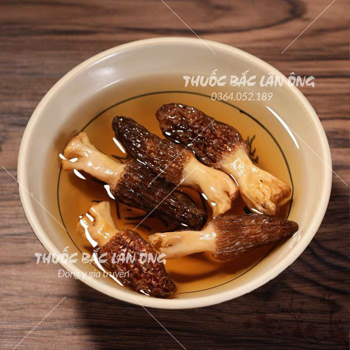 Nấm bụng dê khô 10g, thịt dày, size to, nấm hầm canh, nấu lẩu thơm ngon,  tốt cho sức khỏe - Lãn Ông