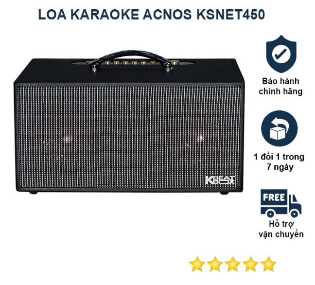 Loa kéo karaoke loa kéo karaoke mini bluetooth xách tay acnos ksnet450.bảo hành 12 tháng