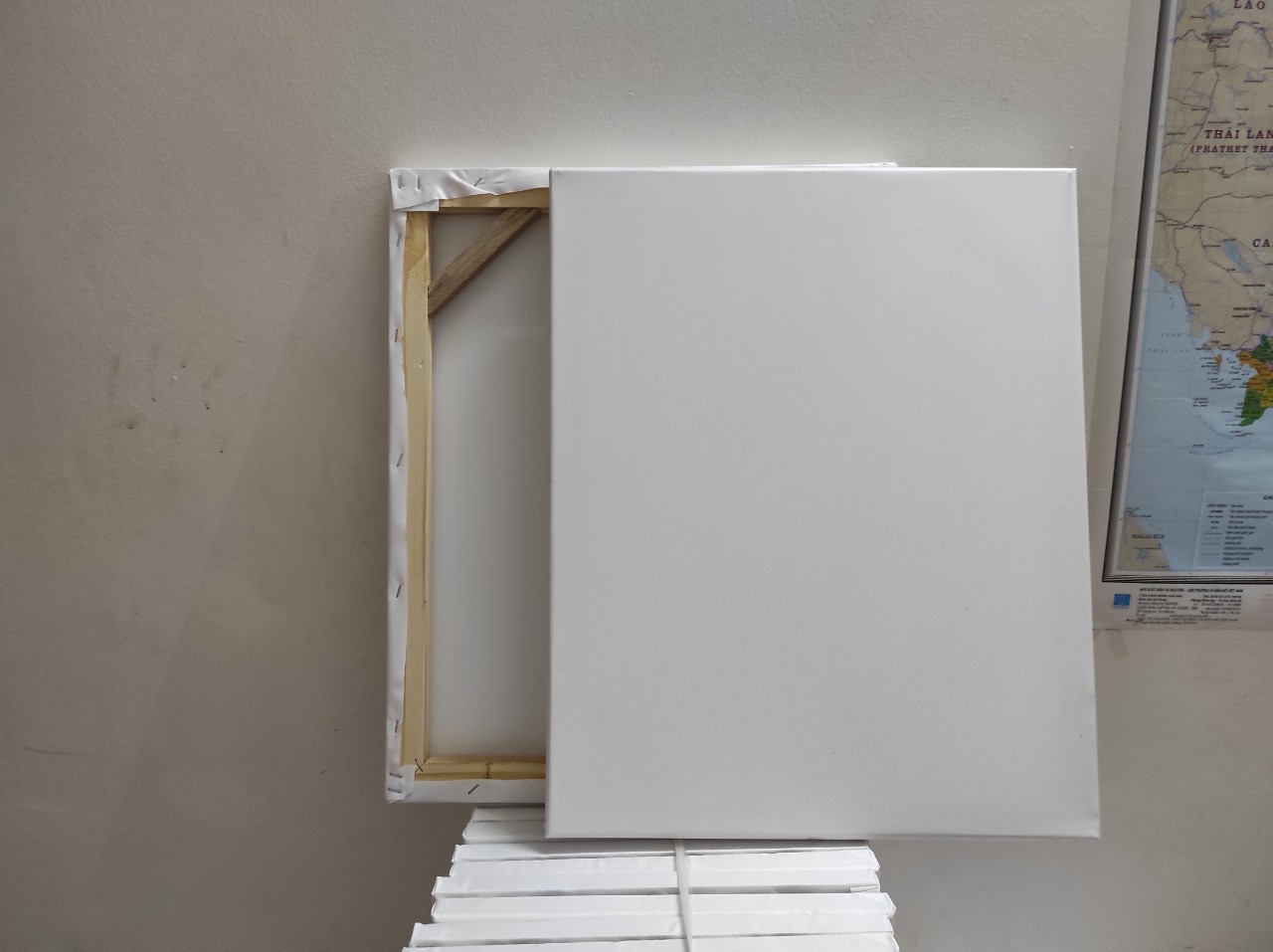 Combo 2 toan vẽ tranh 40x50 cm căng sẵn
