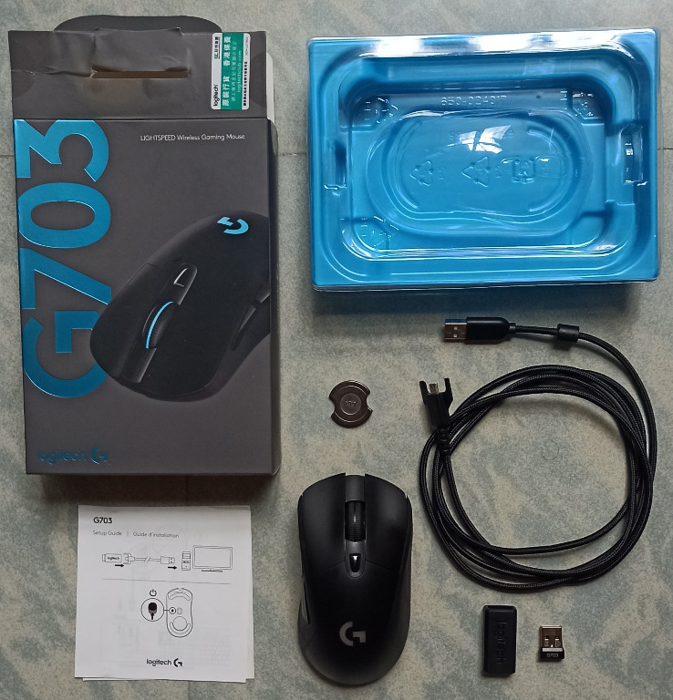 Chuột Không Dây Máy Tính G703 HERO Lightspeed Wireless Có Led, Pin Sạc Dùng Cực Trâu Kiểu Dáng Gọn. CHUYÊN CHO GAME THỦ. GấuMẹ Store