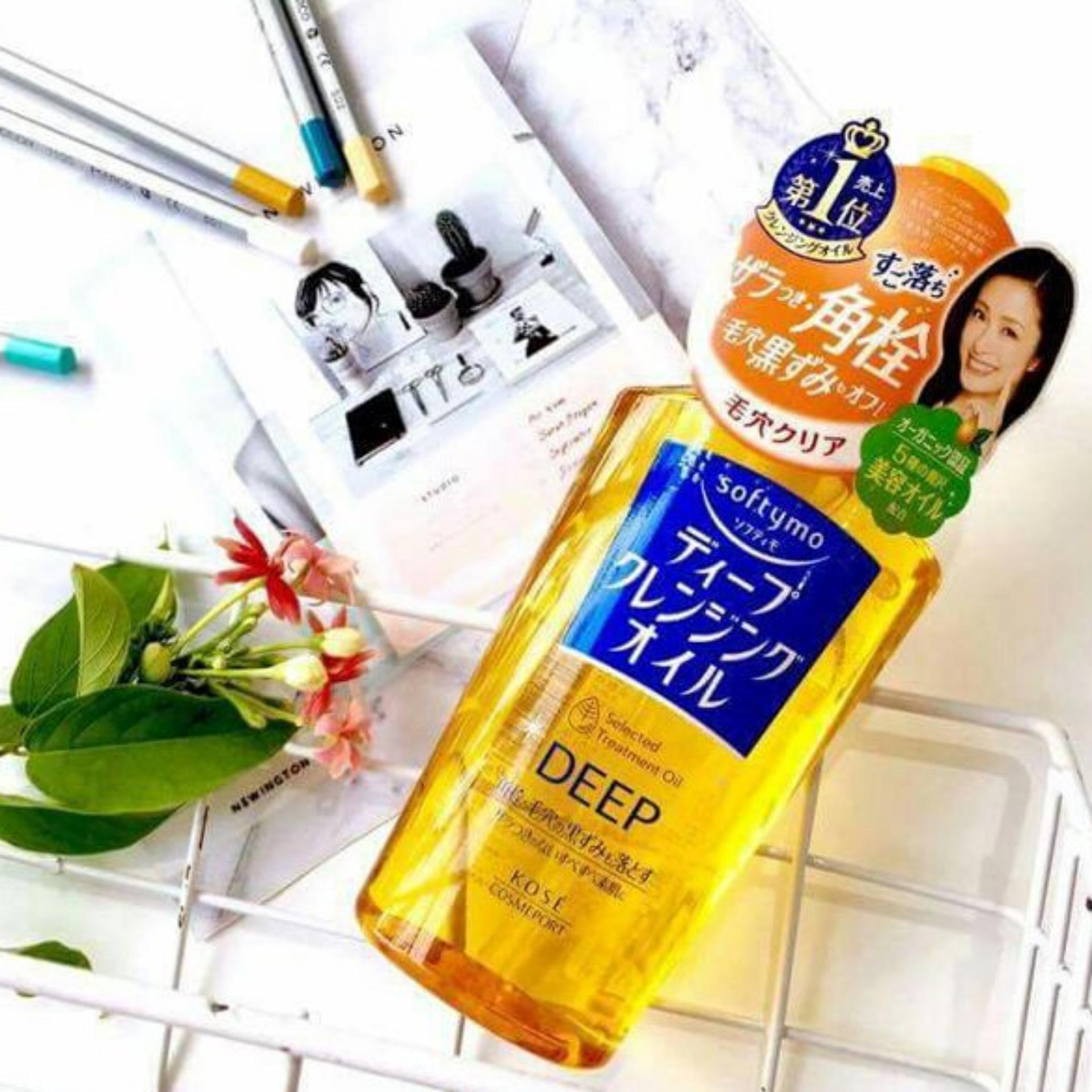 [Hoàn Tiền 8%]Dầu Tẩy Trang Kose Deep Softymo Cleansing Oil Nhật Bản