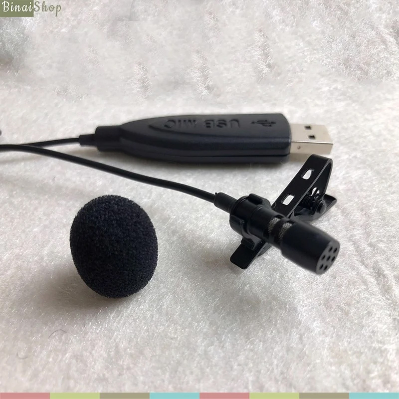 Micro cài áo USB cho PC, Laptop Koolsound Lavalier