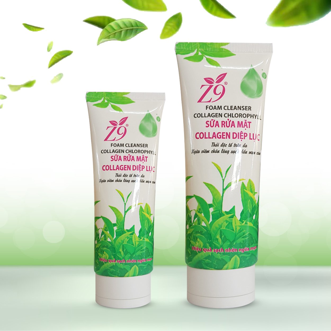 Z9 SỮA RỬA MẶT COLLAGEN DIỆP LỤC (Tuýp 100ml) - Z65