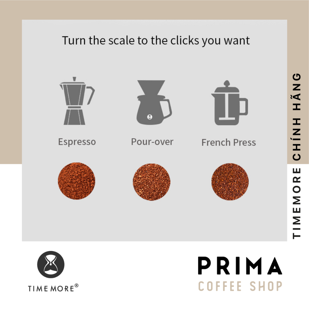 [Chính Hãng] Máy xay cà phê tự động Timemore Grinder Go