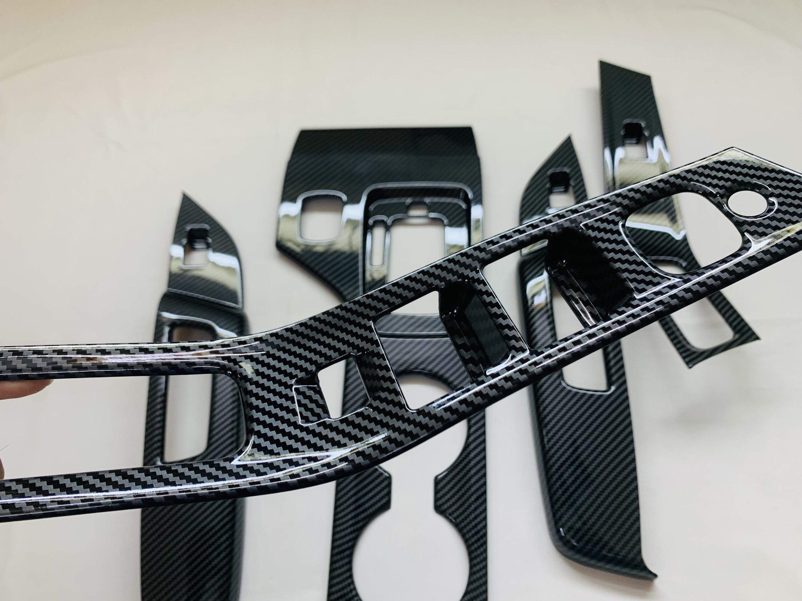 Ốp nội thất carbon xe Mazda BT50