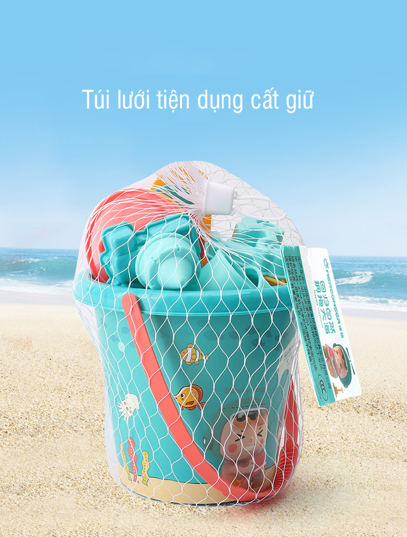 Bộ đồ chơi xúc cát đi biển cho trẻ em