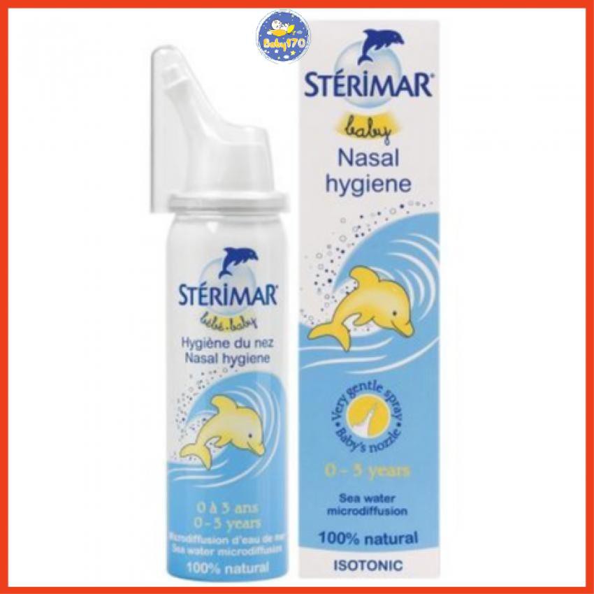 Xịt muối biển Sterimar cho bé