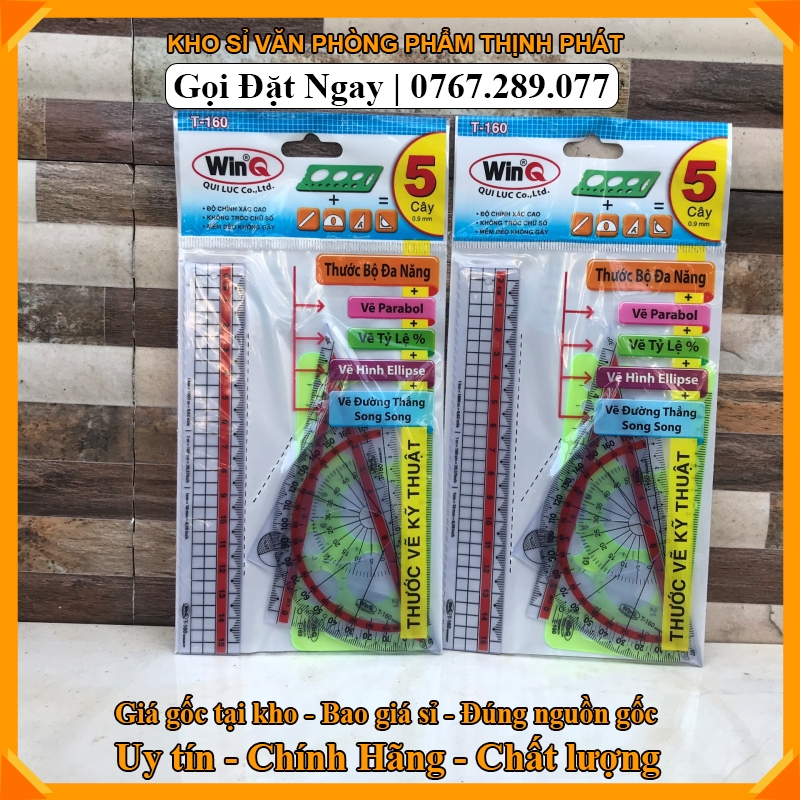 [HCM](Hàng cao cấp sẵn hàng giá sỉ)❣️❣️ Thước bộ dẻo WinQ T - 160 ( 5 cây )
