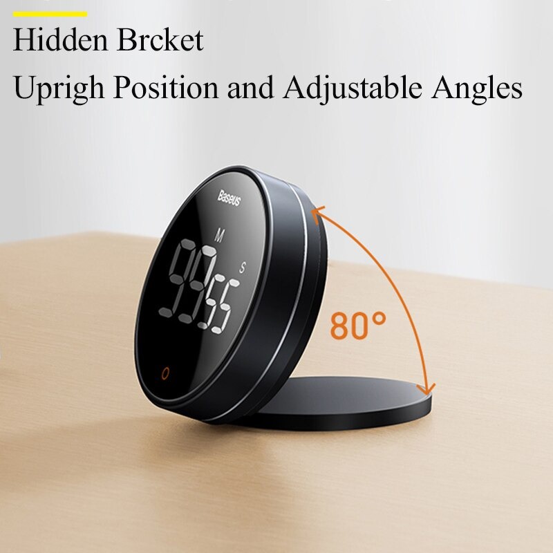 Đồng Hồ hẹn giờ đếm ngược có âm thanh Baseus Heyo Rotation Countdown Timer