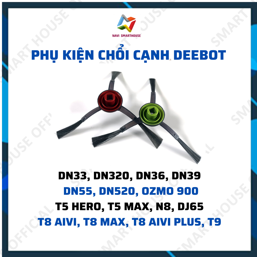 [FREESHIP]Chổi quét robot hút bụi Deebot DN33, DN320, DN39, DN55, DN520, T5 hero,T8 aivi, T5 max