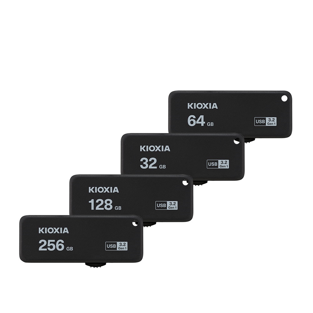 USB 3.2 Gen 1 Kioxia TransMemory U365 256GB 150Mb/s (Đen) - Formerly Toshiba Memory - Nhất Tín Computer