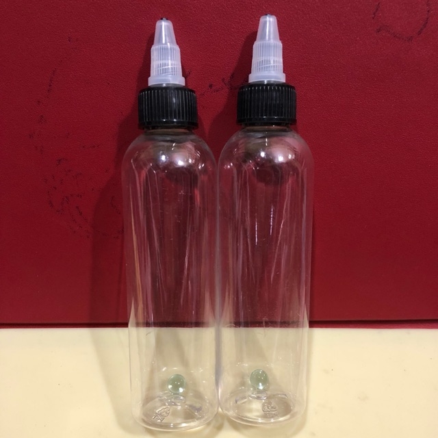 Lọ rỗng pha chiết mực xăm có bi mix 120ml
