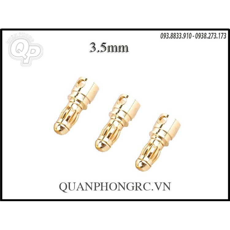 Jack chuối motor 2.0mm / 3.5mm