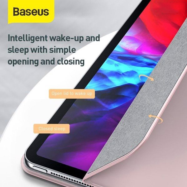 Bao da nam châm Baseus Simplism Magnetic Leather Case dùng cho iPad Pro 2020 (11’ và 12.9’, Magnetic Smart Case)