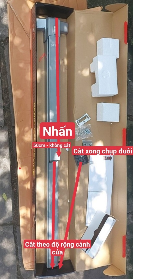 [HỎA TỐC HCM] THANH ĐẨY KHÓA THOÁT HIỂM NEO (NEWNEO) 500P
