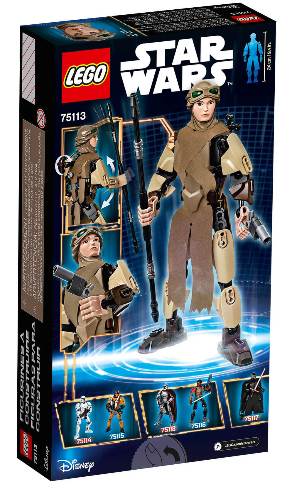 [HAPPY BRICKS] LEGO  STAR WARS - 75113 - CHIẾN BINH REY