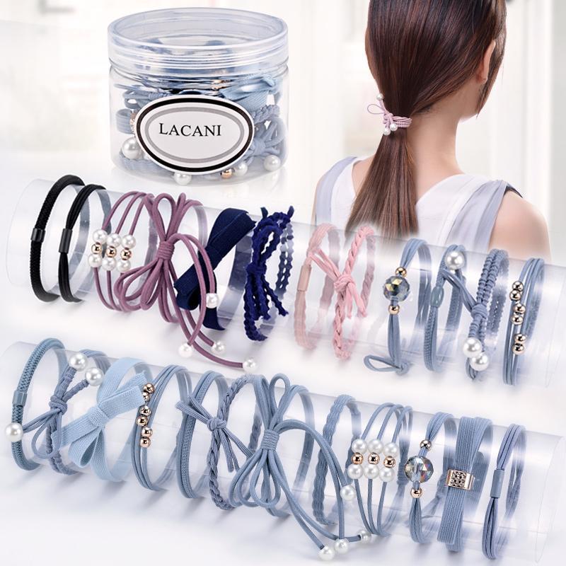 [HCM]THUN CỘT TÓC 12 SỢI ĐỦ MẪU HỘP 12 DÂY THUN - PHỤ KIỆN TÓC