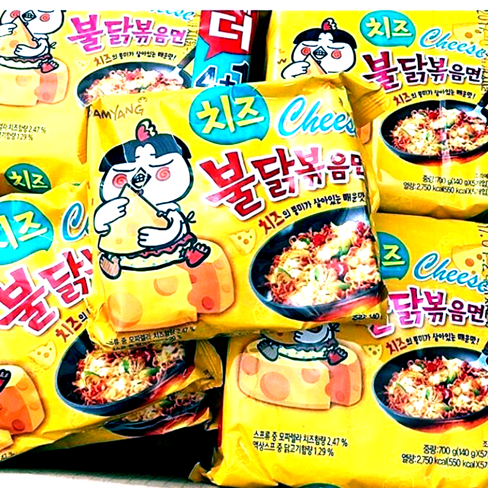 [1gói] Mì cay Samyang gà vị phomai Hàn Quốc (140g)