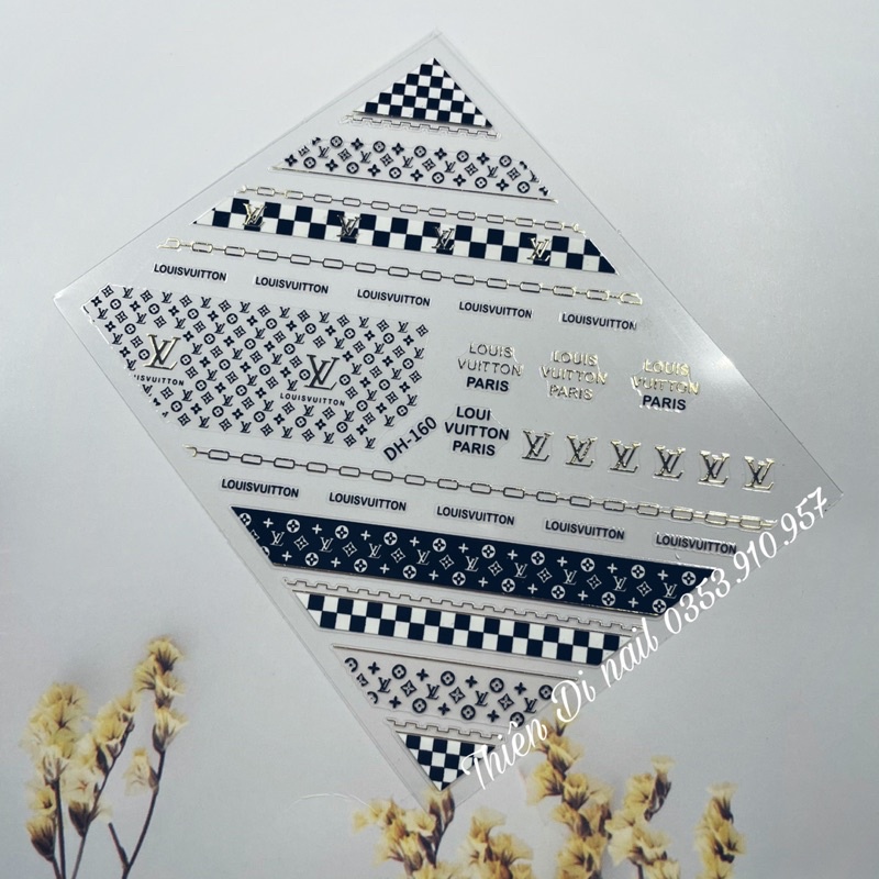 Stick hoạ tiết thương hiệu dán móng, miếng dán trang trí móng MOON NAIL