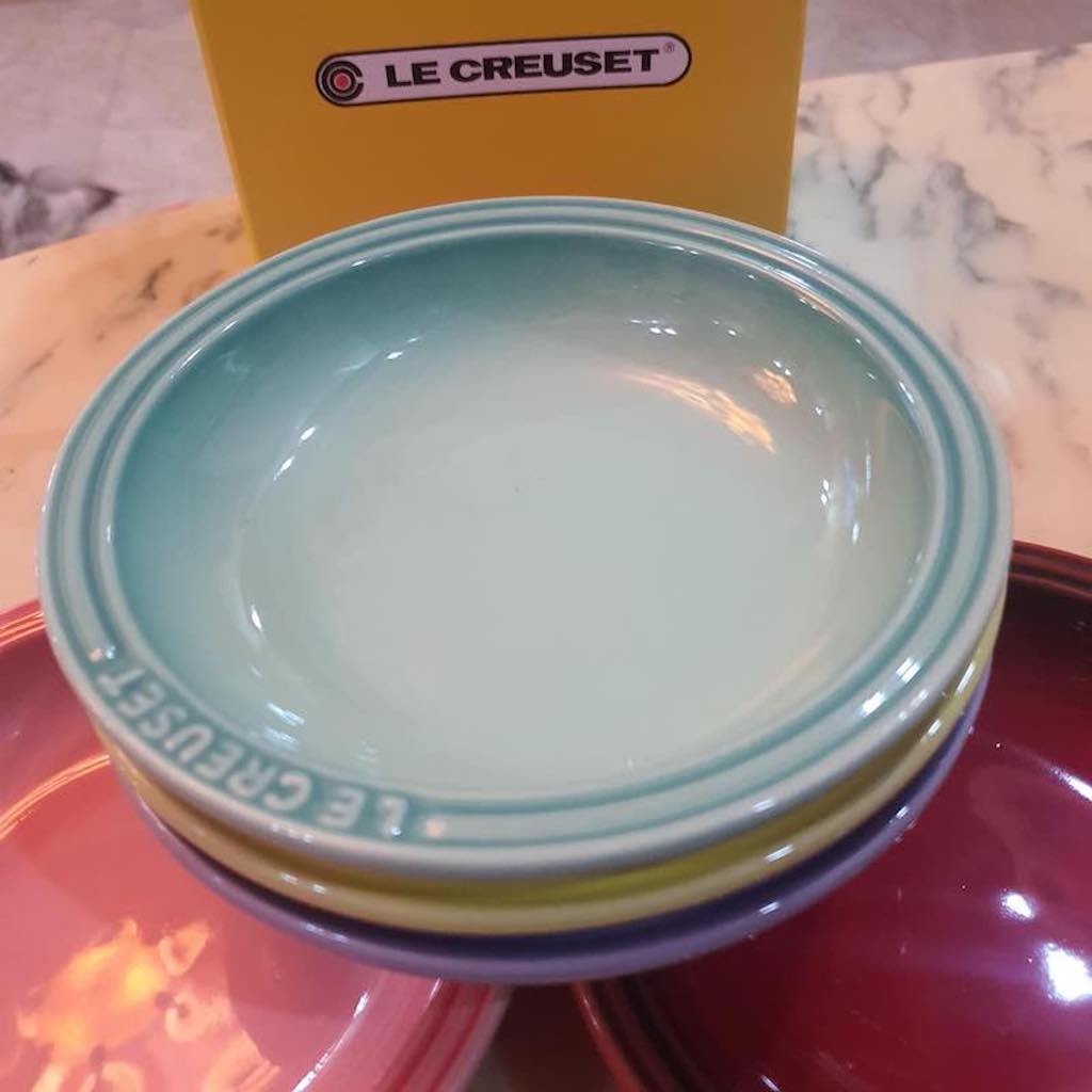 Le Creuset Đĩa 6" (15.3cm) hộp 6 cái ( Màu ngẫu nhiên ) - Le Creuset Mini Round Plate, Rainbow 6"