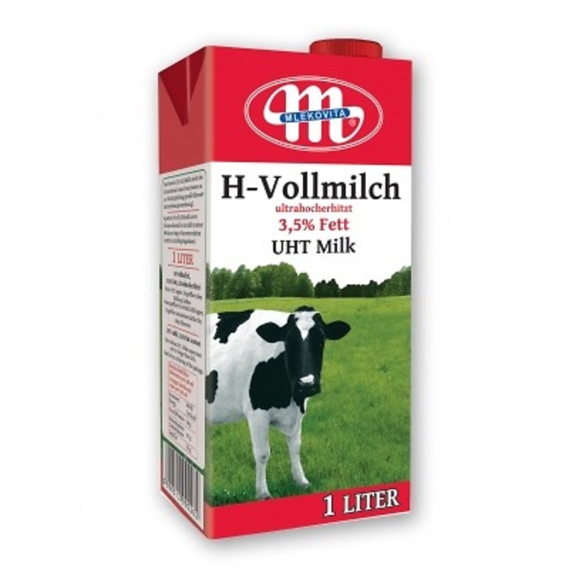 Sữa Tươi Ba Lan Mlekovita H-Vollmilch Uht Milk Không Đường