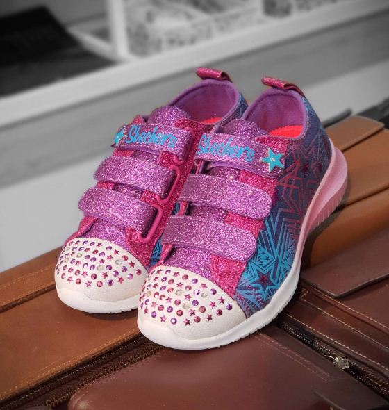 GIÀY SKECHER TRẺ EM 3 QUAI DÁN, GLK42