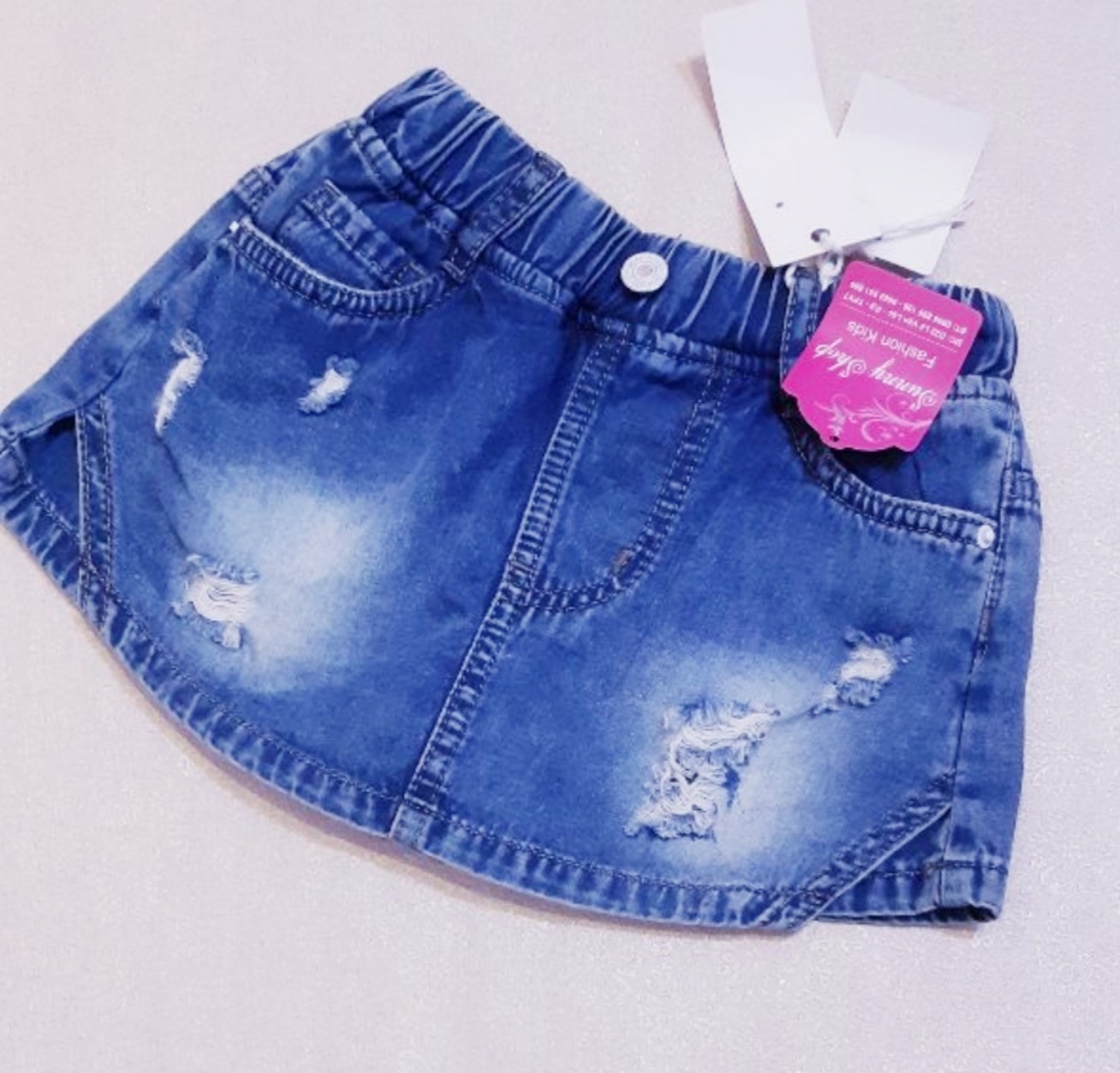Quần váy jean cho bé gái size đại