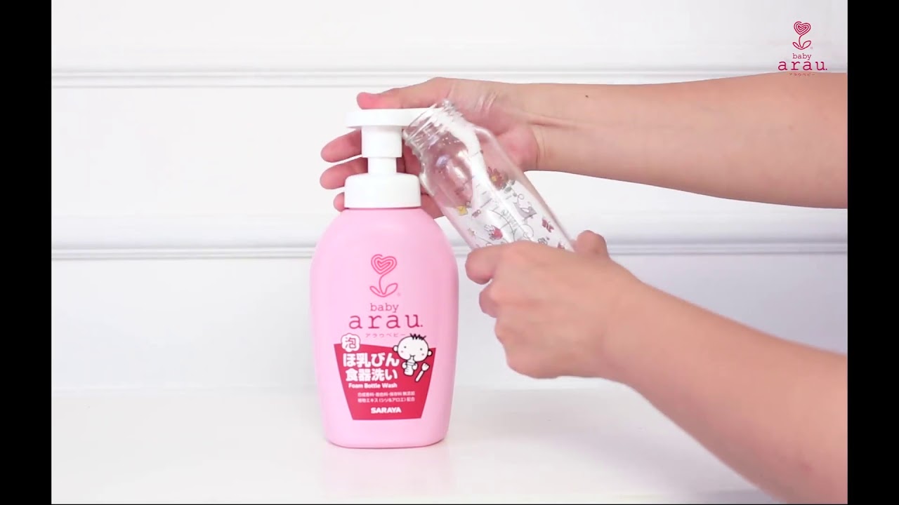 [MẪU MỚI] NƯỚC RỬA BÌNH SỮA ARAU DẠNG CHAI (500ML) hoặc TÚI (450ML)