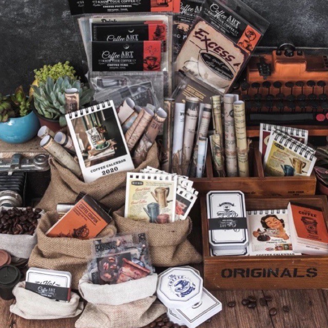 [COFFEE COLLECTION] Set 100 nhãn chủ để cà phê