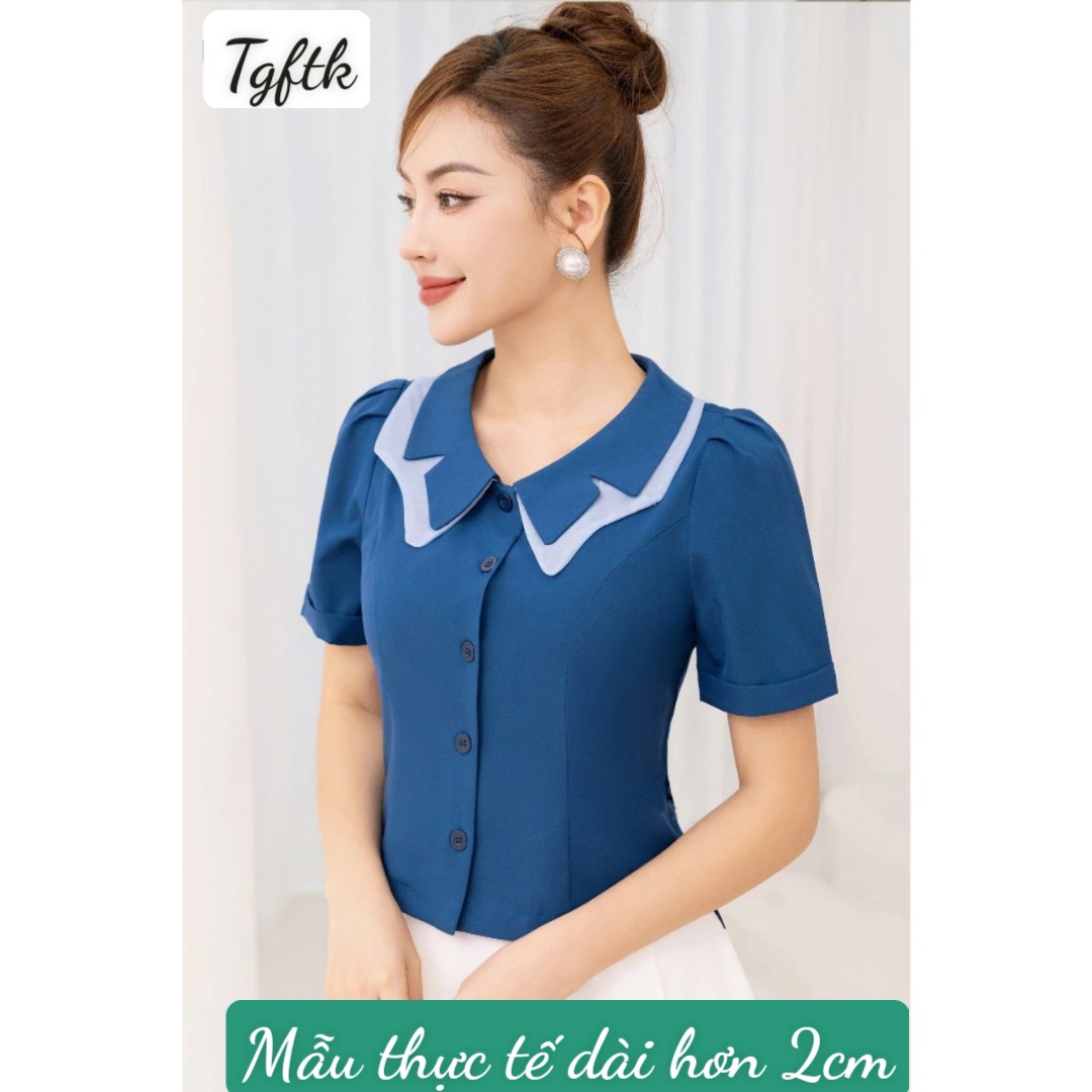Áo kiểu công sở cao cấp, có size lớn