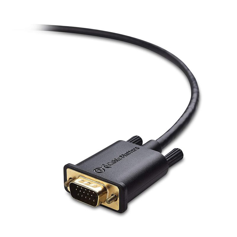 DisplayPort to VGA Cable (DP to VGA Cable) 6 Feet