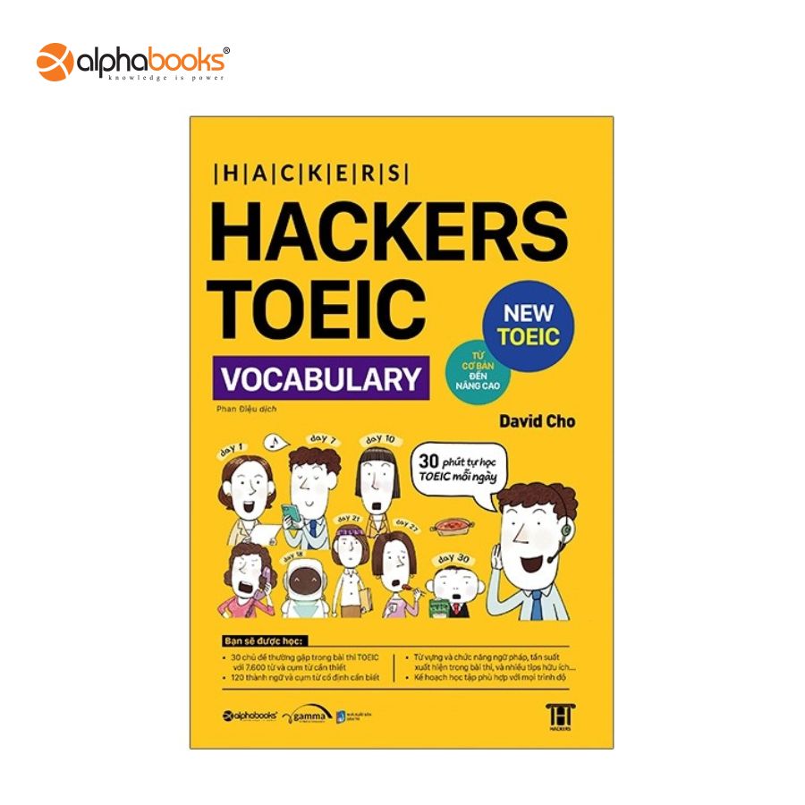 Sách Mới Alphabooks - Hackers Toeic Vocabulary