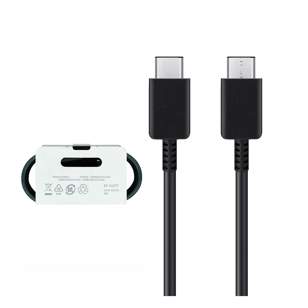 Dây sạc Samsung Type c to Type C 25w cáp sạc nhanh Type c màu đen trắng chính hãng DYDX Bảo hành lỗi 1 đổi 1 30 Ngày