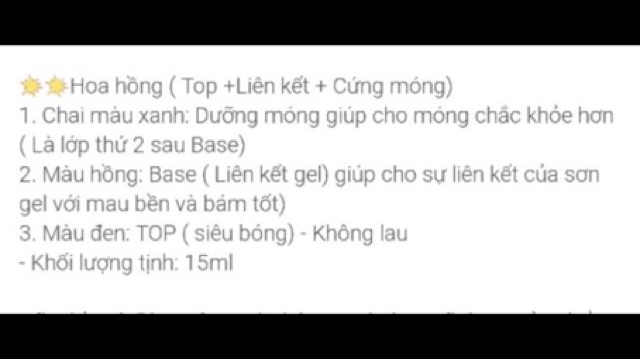 Base Top Cứng Móng Top Lì hoa hồng - sinailmi