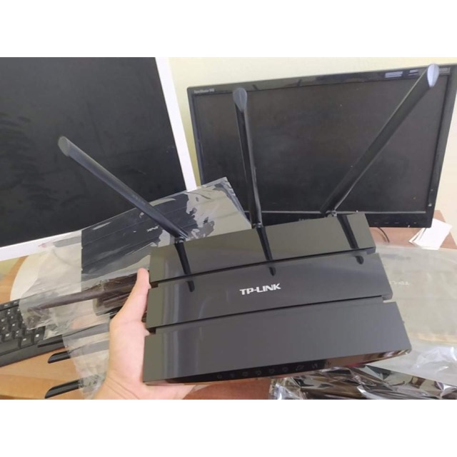 [BÁN LỖ LẤY TƯƠNG TÁC] Bộ phát wifi TPLINK 3 râu 880N chuẩn 450 Mbps sóng xuyên tường, router wifi giá rẻ, cục phát wifi cắm dây mạng