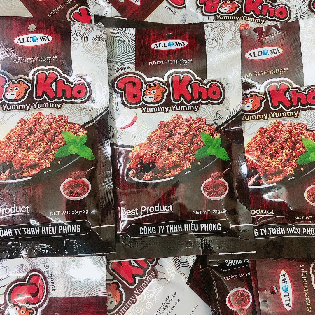 COMBO 10 GÓI SNACK HÌNH BÒ KHÔ YUMMY