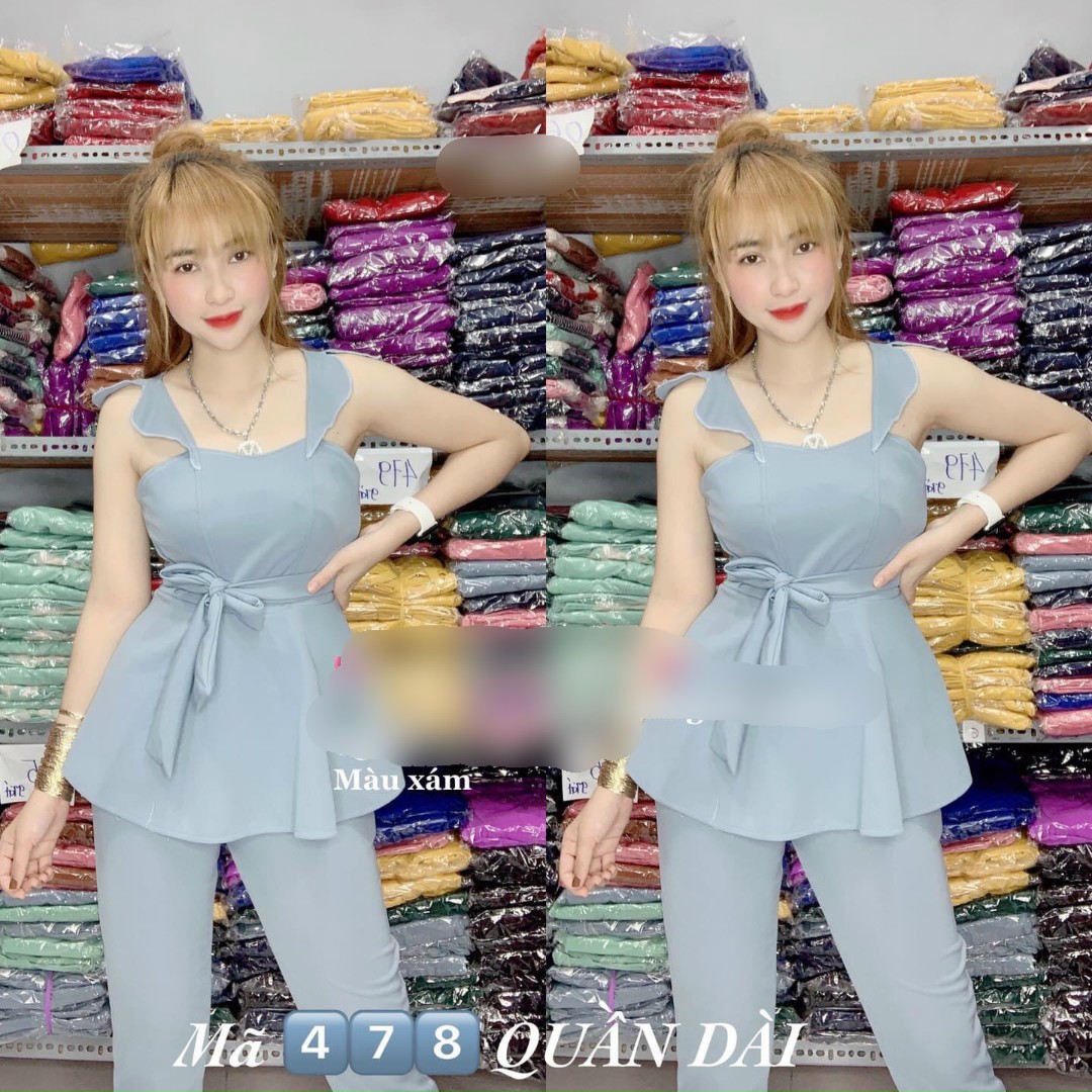 Sét bộ quần dài thun cát hàn size 40kg đến 65kg.ch076