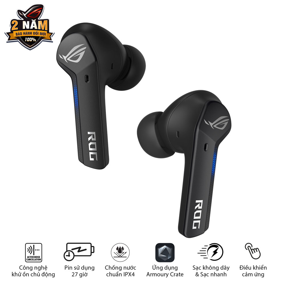 Tai nghe Không Dây Asus ROG Cetra True WL  - Hàng Chính Hãng