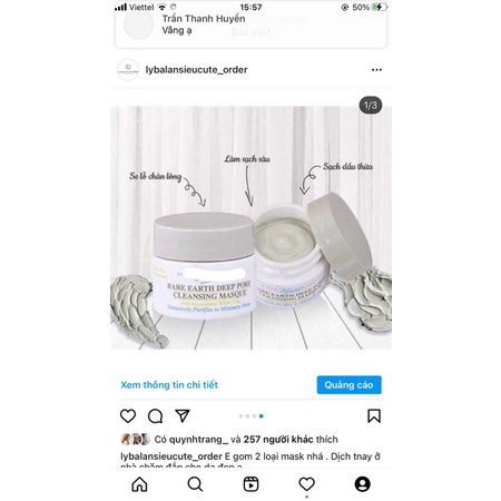 Mask Đất Sét Ki +4,5% phí lzd