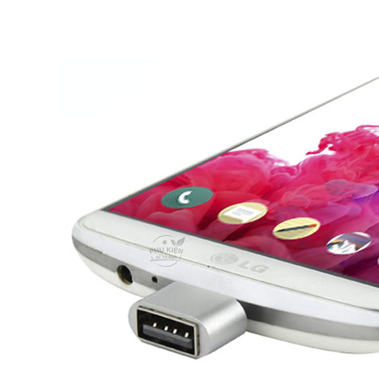 [HCM]Đầu chuyển đổi từ USB 2.0 sang Micro USB (Trắng)
